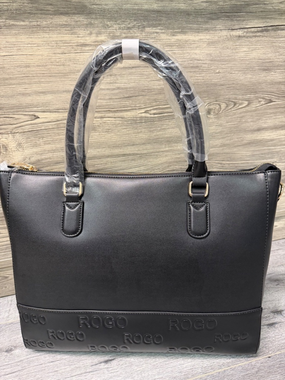 Black ROGO Tote Bag - Picture 3 of 3